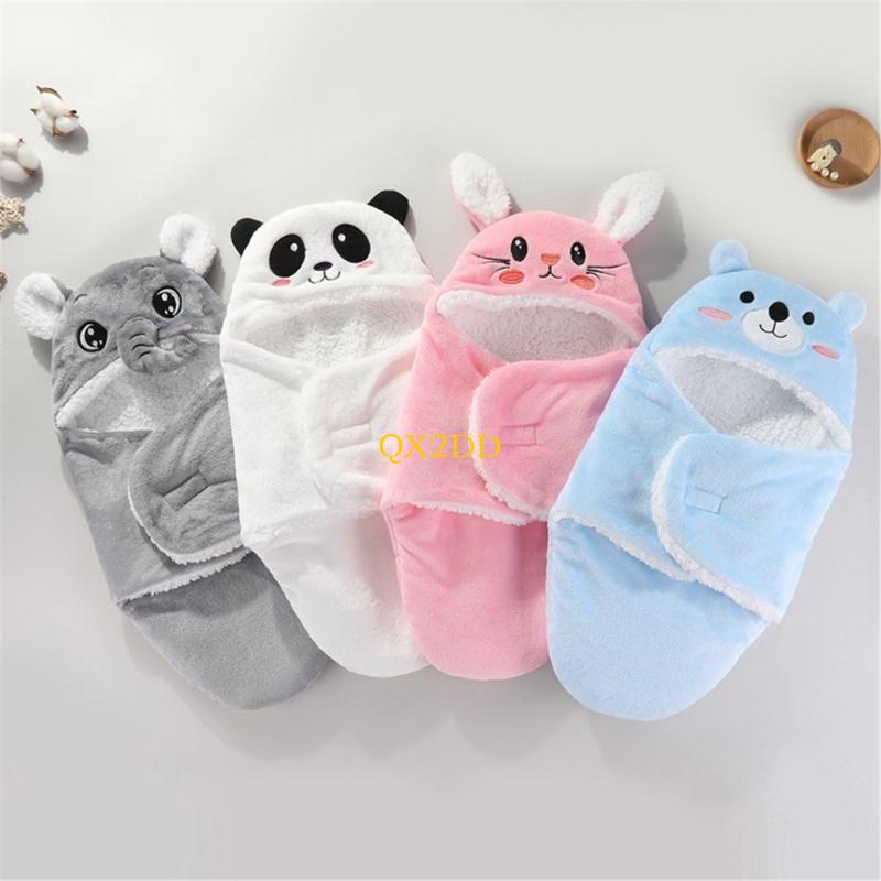 Fleece Sleep Bag - QX2D одеяло для новорожденных, осенне-зимнее пеленальное