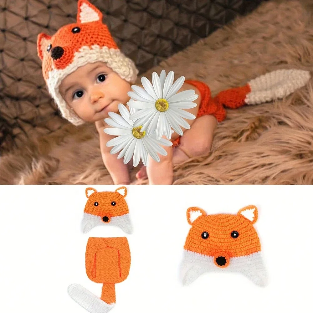 Baby Clothing On Sale - Животный стиль Новорожденный ребенок вязаный крючком