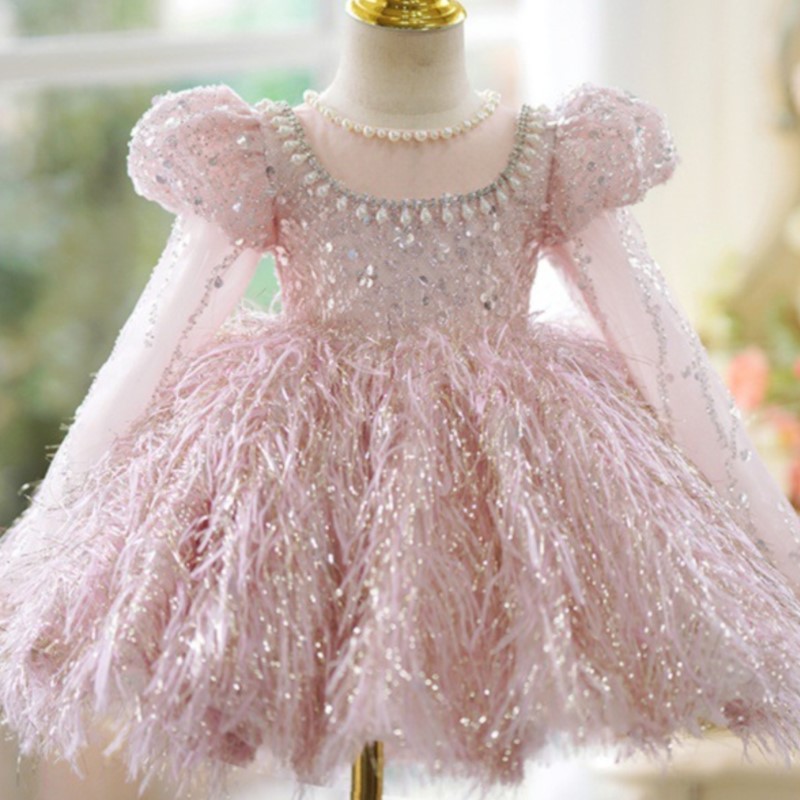 Модное платье принцессы с блес – обзор и цена Baby Clothing Girls
