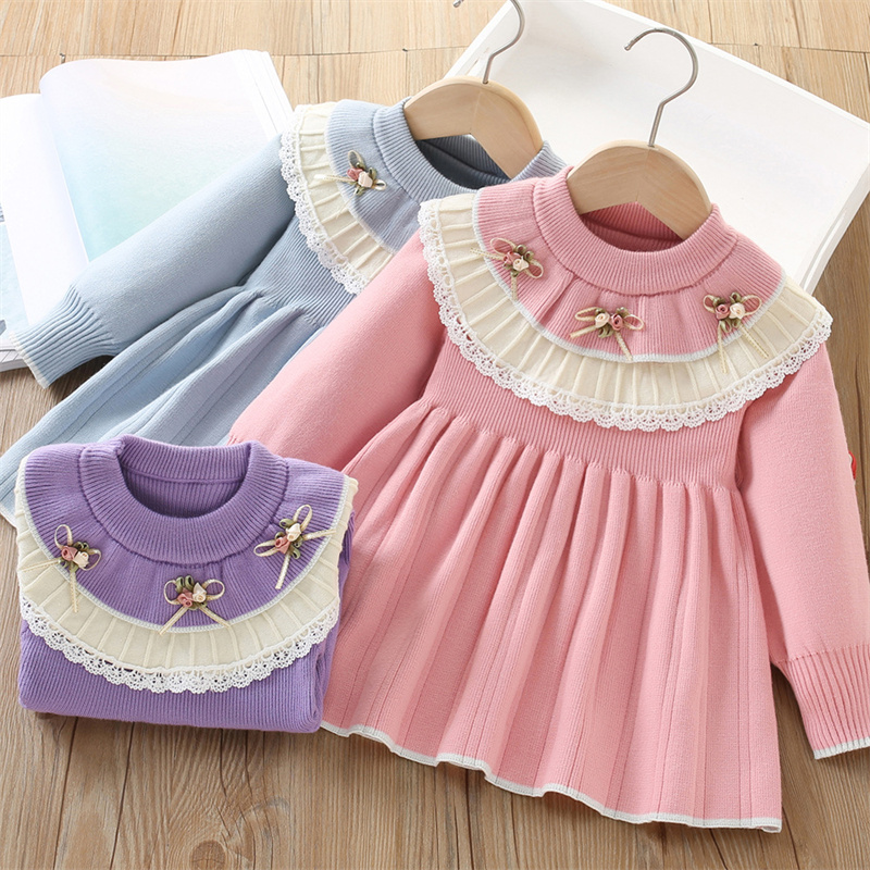 Вязаное платье для маленьких д – обзор и цена Baby Clothing Jumpers