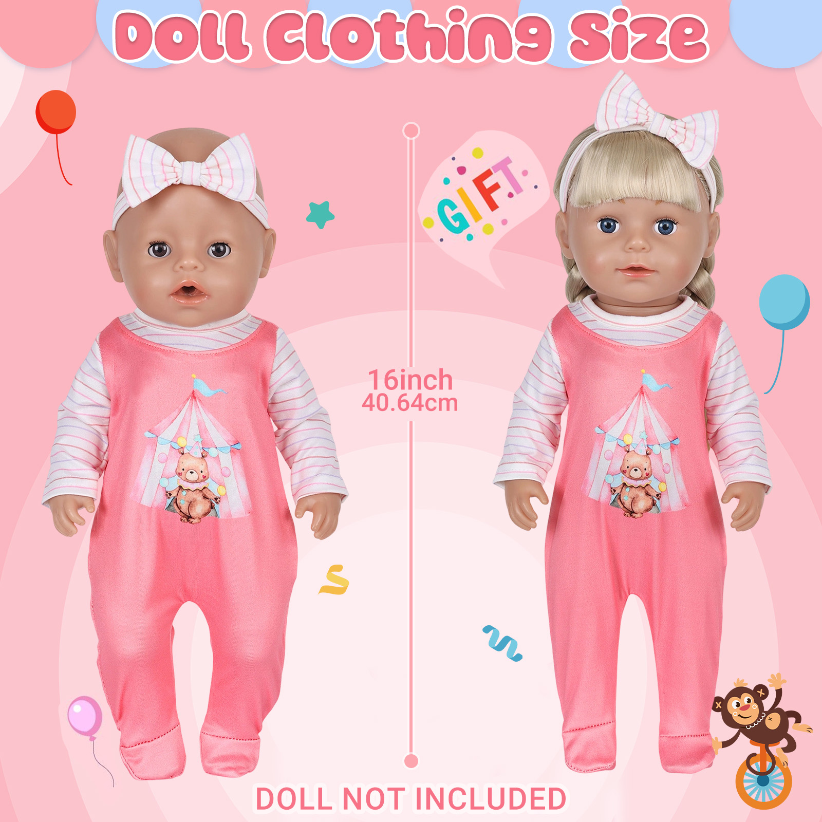 Одежда для кукол 16-18 дюймов  – обзор и цена Baby Clothing Unisex