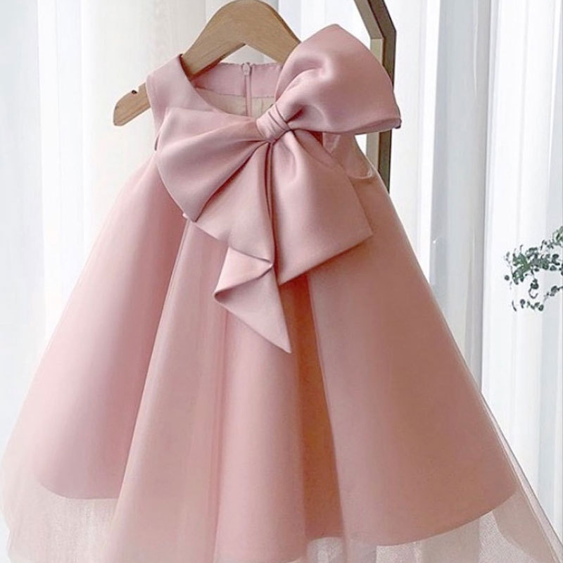 Летнее платье с большим бантом – обзор и цена Baby Clothing On Sale