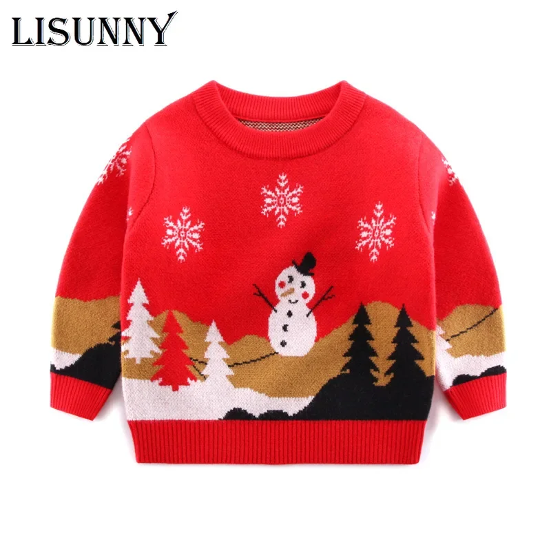 Осенне-зимний детский рождеств – обзор и цена Baby Clothing Jumpers