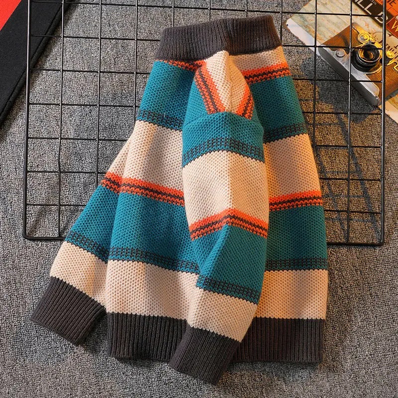 Вязаный свитер для мальчиков,  – обзор и цена Baby Clothing Jumpers